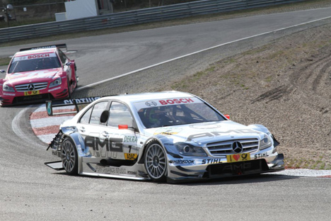 Jamie Green er næsthurtigst, men den hurtigste af Mercedes racerne